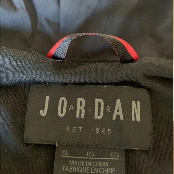 Nike Air Jordan Retro Track Jacket AQ0942 Black/Black Men's Size XL Outdoor - Picture 2 of 12